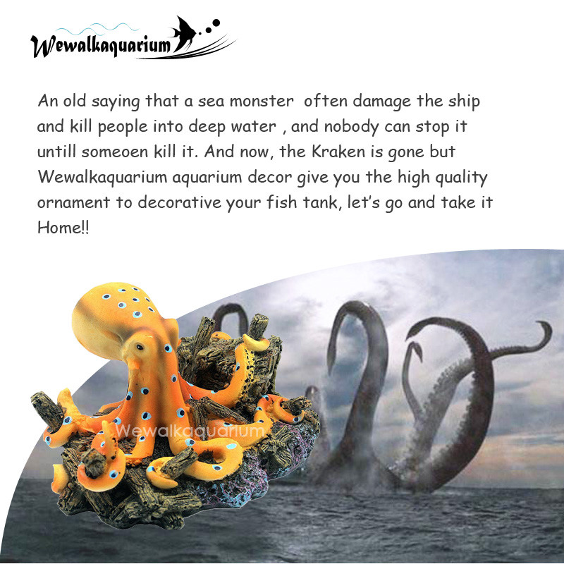 kraken aquarium decoration